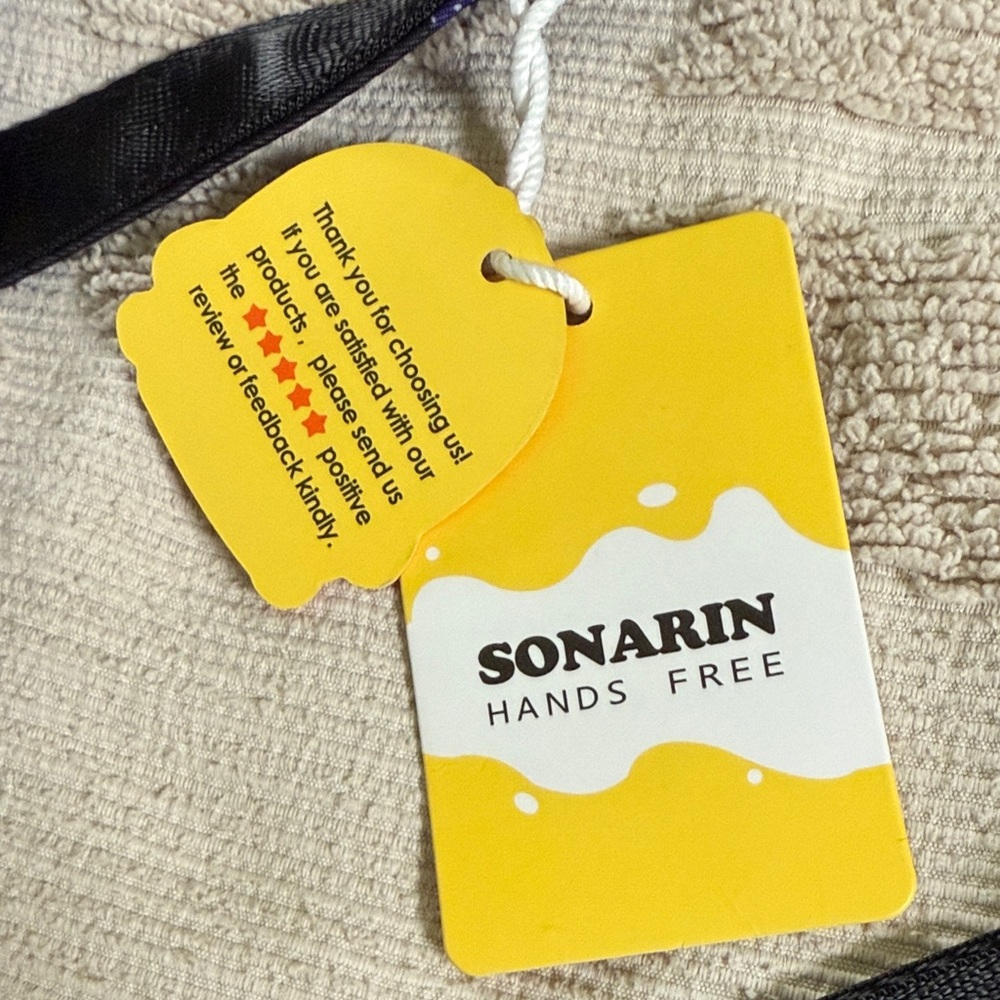 NWT Black Sonarin diaper bag bottle storage bag moms baby travel bag boy girl - Picture 9 of 11